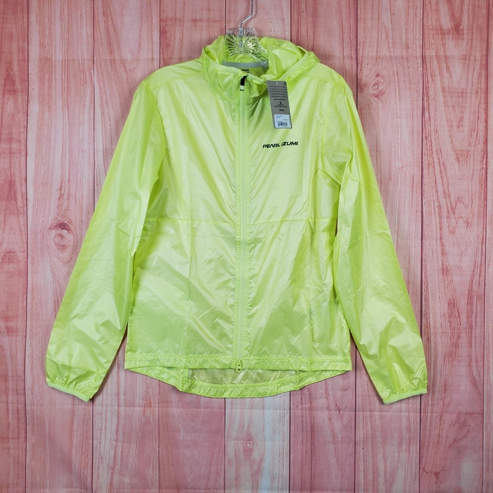 Pearl Izumi Neon Yellow Lightweight Windbreaker Jacket